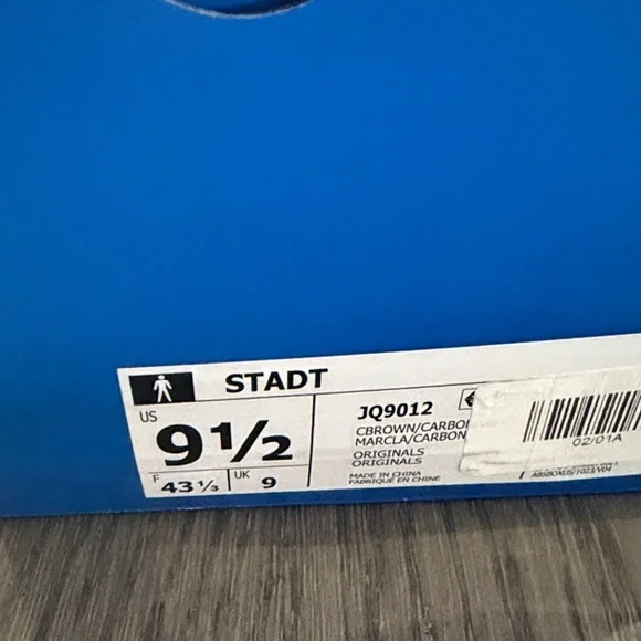 Adidas Men's Beige and Black Sneakers - Picture 5 of 5